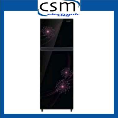 Sharp Kulkas 2 Pintu [SJ-317MG-DB/DP] Warna Dark Blue