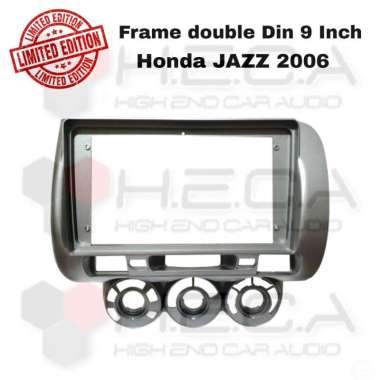Frame 9 inch HONDA JAZZ 2006 Double Din 9" hitam