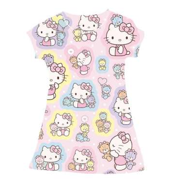 Baju Dress Anak Perempuan 2-13 Tahun Karakter Hellokitty / BAJU MINI DRESS BALITA ANAK PREMIUM / BAJ