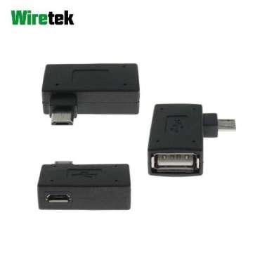 Connector USB Micro OTG L Shape + USB Micro Female
