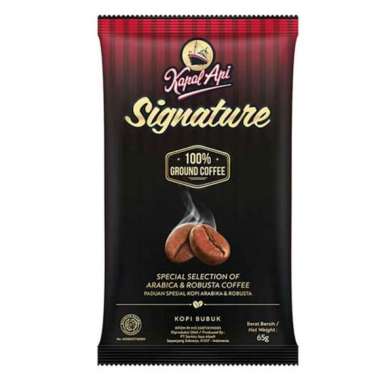 Promo Harga Kapal Api Signature 2 In 1 Kopi + Gula 65 gr - Blibli