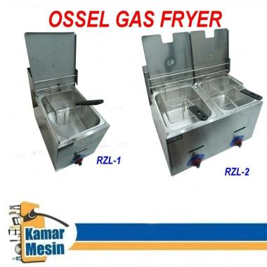 Gas Fryer 1 Tangki Penggorengan Kentang Gas Deep Fryer Penggorengan