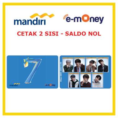 Kartu MANDIRI E-MONEY BTS7 11 Kpop etoll Custom Emoney [ SALDO NOL / 2 SISI ]