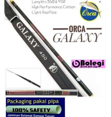 TEGEK ORCA GALAXY ACTION KAKU CARBON PANCING Ukuran 450
