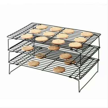 Rak Pendingin Kue 3 Susun / Cooling Rack Cake Grill Rack