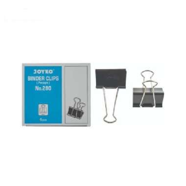 Binder Clip joyko 280 / Klip Penjepit Kertas Joyko 280 / 280 binder clip joyko 1 Box 6 Pcs