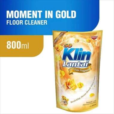 Promo Harga So Klin Pembersih Lantai Moment Gold 800 ml - Blibli