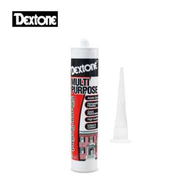 DEXTONE Silicone Sealant 300ml Kaca Acetic Good Performance Dextone sealent Acetic 300 ml Asam white