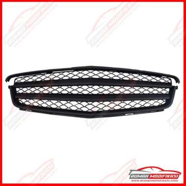 Grill Benz W204 C-Class 2007-2009 Brabus Look BLACK