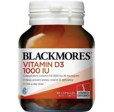 Blackmores black mores vitamin d3 vit d3 vitamin d vit d 1000iu 1000 iu isi 60