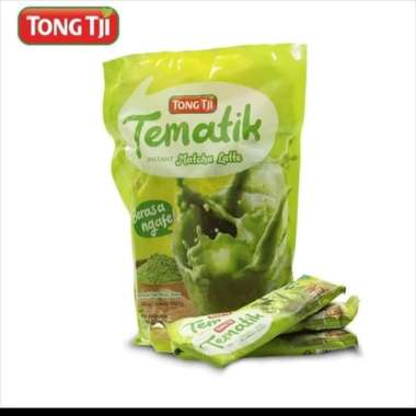 Promo Harga Tong Tji Tematik Instant Matcha Latte per 10 sachet 24 gr - Blibli