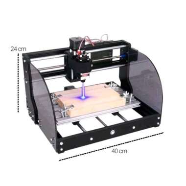 TwoWin Printer 3D Ukir Kayu Laser Engraving Machine 1000mW