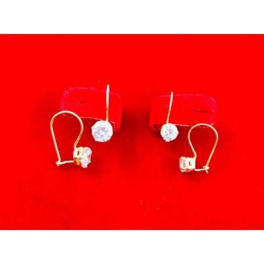 anting desi perak silver 925 lapis emas kuning asli original
