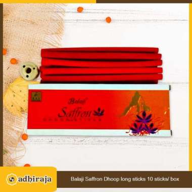 Balaji Saffron Dhoop long sticks 10 sticks/ box