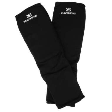 Martial Arts Elbow Protector Taekwondo Karate MMA Cloth Elbow Pad Gear-BLACK 