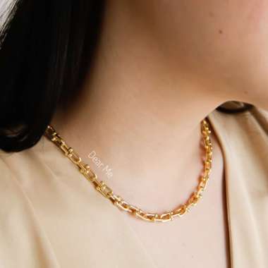 Jual 18k Gold Plated Necklace Original 