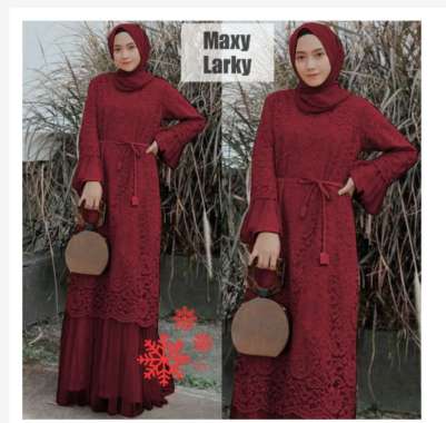 Baju Gamis Pesta Brokat Harga Terbaru Mei 2021 Blibli