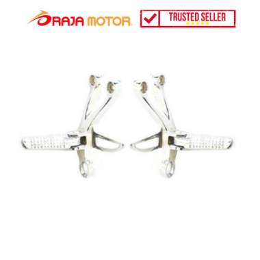 RajaMotor Dudukan Footstep Belakang Suzuki Satria FU 150 - Chrome