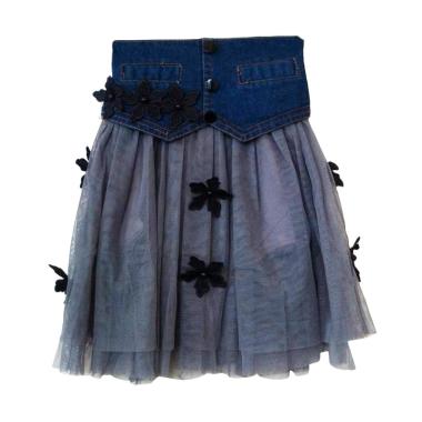 GBS YanYu Skirt Semi Jeans Tile Rok Anak 2 tahun Grey