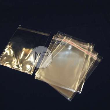 Plastik OPP Seal Besar 15.5 x 18cm -- 100pcs