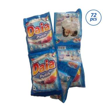 Promo Harga Daia Deterjen Bubuk Putih per 6 sachet 53 gr - Blibli
