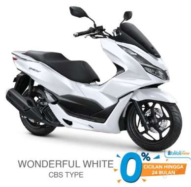 INDENT - All New Honda PCX CBS 160 Sepeda Motor [VIN 2023] Wonderful White Yogyakarta