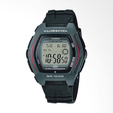 Casio HDD-600-1AVDF 10-Years Batter ... ngan Wanita - Hitam Merah