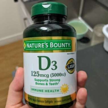 Nature's bounty nature natures bounty vitamin d3 vit d3 vitamin d vit d 5000iu 5000 iu 400