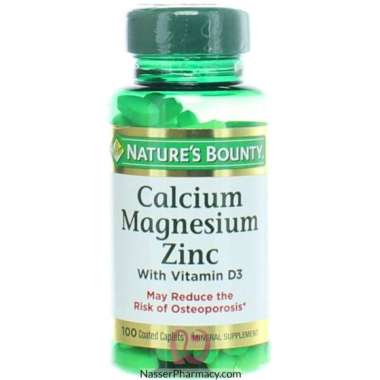 Nature's Bounty Calcium Magnesium Zinc [100 Tablet]