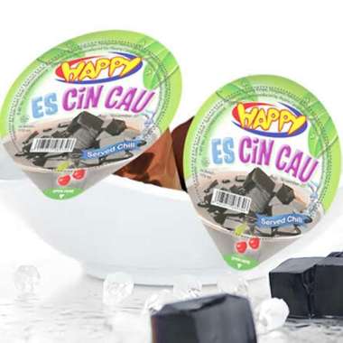 Happy ES Cincau Minuman Gelas 170mL [1 Dus / 24Cup]