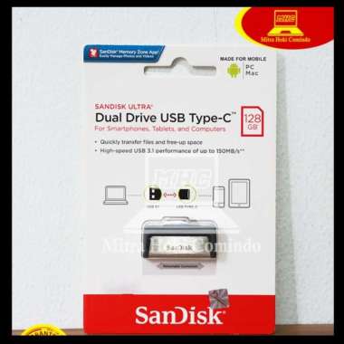 Sandisk Flashdisk OTG USB Type C Usb 3.1 128GB ORIGINAL SDDDC2 128 GB
