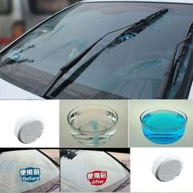 Cairan Wiper Pembersih Kaca Mobil / Tablet Cairan Wiper Pembersih Kaca