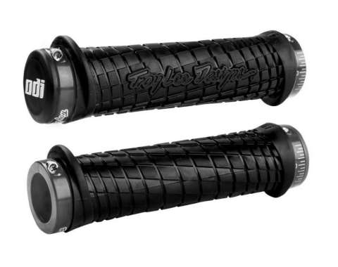 ODI Troy Lee Design Signature MTB Lock-On Handle Grip Stang Sepeda Black/Grey