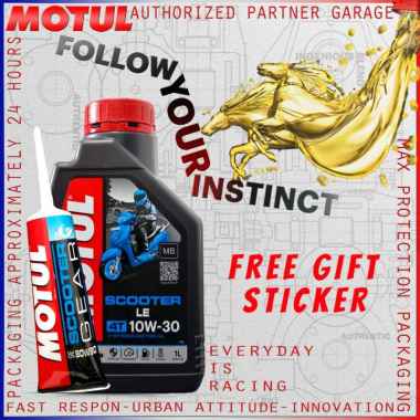 Motul Paket Oli Motul Matic Scooter Le 10W30 [1 L] Import