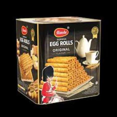 MONDE SERENA EGG ROLLS KALENG 600 GRAM / B ENAKISKUIT EGG ROLL / KUE KALENG LEBARAN NEW