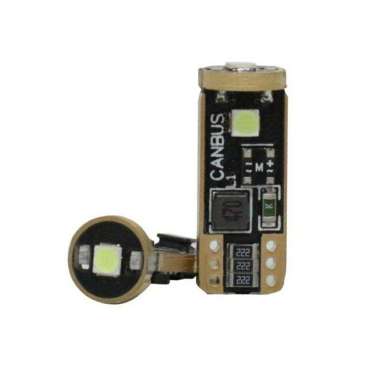 Autovision Lampu LED T10 Bohlam T10 LED Canbus White Lampu Senja White