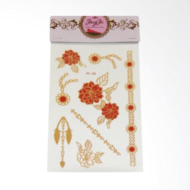 Jayjo Stickers JS-45 Red Roses 2 3D Tattoo