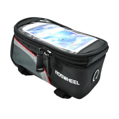 Roswheel Waterproof Tas Sepeda untuk Smartphone 4.8 Inch - Black