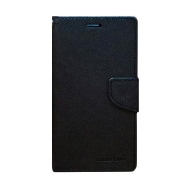Goosperry Mercury Fancy Diary Leather Cover Casing Samsung for Galaxy J7 Pro - Hitam