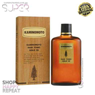 Kaminomoto Hair Tonic Gold Original BPOM - Tumbuh & Lebatkan Rambut