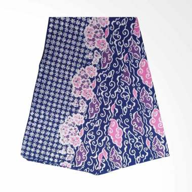 Hokokay Cap Exclusive Megamendung Piyi Kain Batik - Purple Pink