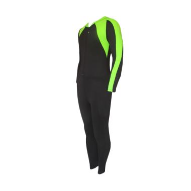 Rainy Collections Panjang Baju Diving Unisex - Lis Hijau Stabilo