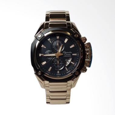 Alexandre Christie Chronograph Stai ... ria - Light Gold AC6225MC
