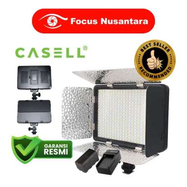 FOCUS NUSANTARA - CASELL LED-396AS With F770 + EU Charger Double Colors + Bandor BLACK
