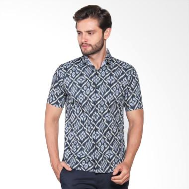 Gaya Jaya Batik Slimfit Lengan Pendek Kemeja Batik Pria SA7768