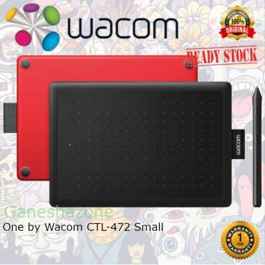 Wacom CTL-472 Redwood Small Pen Tablet Black Red