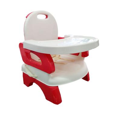 BabyDoes 07338 Foldable Booster Seat Kursi Makan Bayi - Red