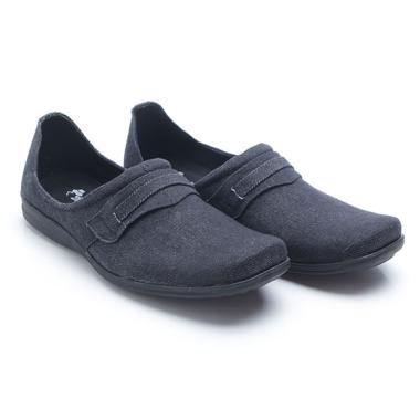 Dr.Kevin Men Canvas Shoes Sepatu Pria - Black [13307]