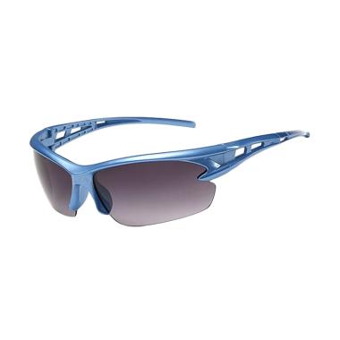 Korean Frame Biru Lensa Hitam Kacamata Sport [UK211]