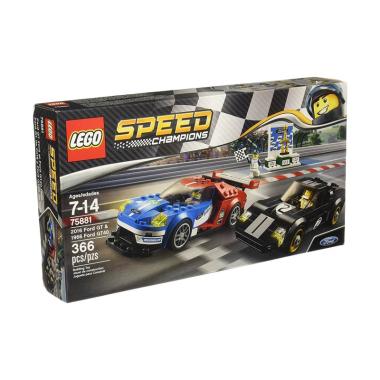 Lego 75881 Speed Champion 2016 Ford GT & 1996 Ford GT 40 Mainan Blok